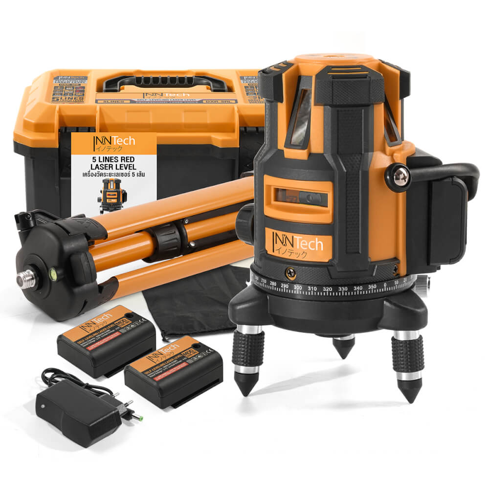 เครื่องวัดระดับเลเซอร์ InnTech รุ่น DXR-5RL 5 เส้น 360 องศา